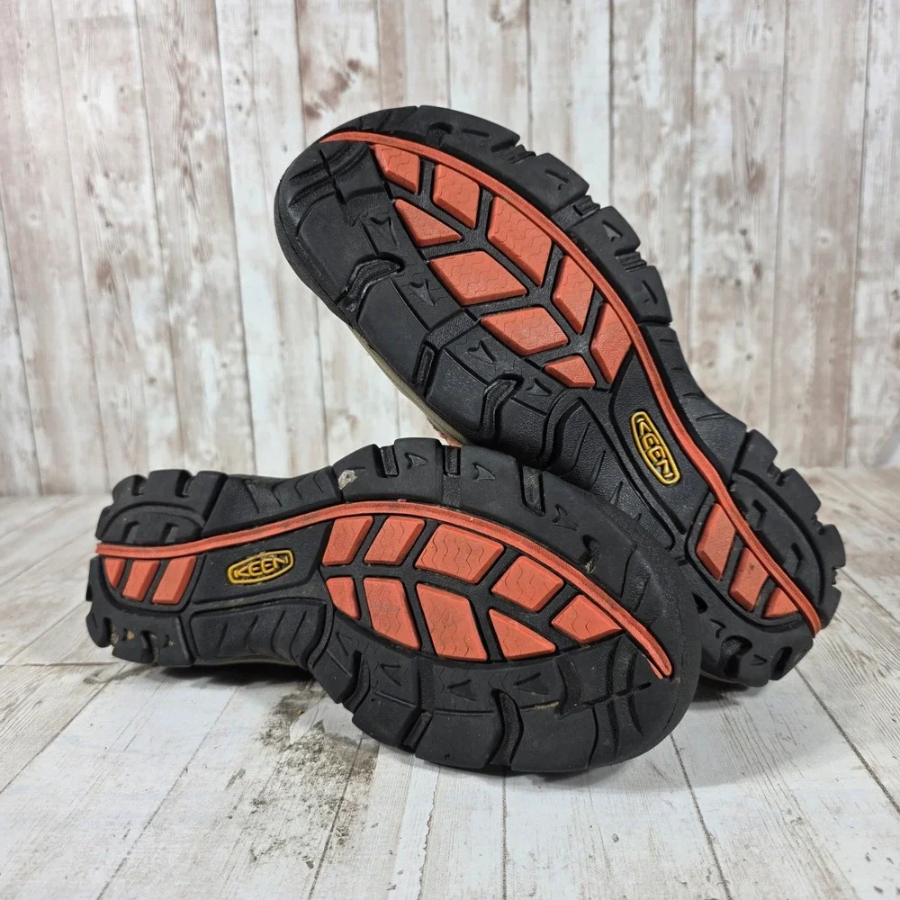 Keen Arroyo II Womens Hiking Sandals Brown Coral Orange Waterproof Leather Shoes